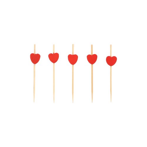 120000 Fingerfood - Picker 7 cm "Heart"