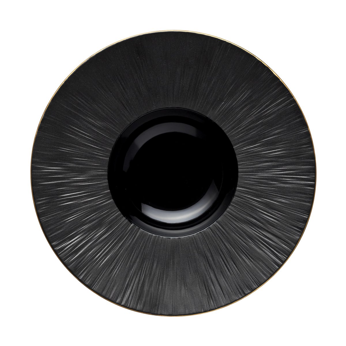 Pastateller Set MAYA KURO, Ø 27,5 cm, 200 ml, schwarz