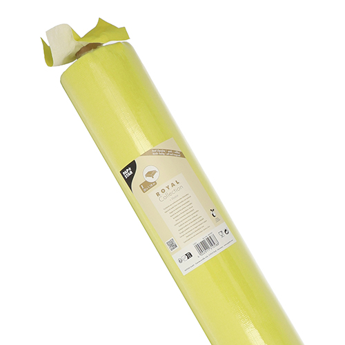 48 Tischdecke, stoffähnlich, PV-Tissue Mix "ROYAL Collection" 20 m x 1,18 m limonengrün