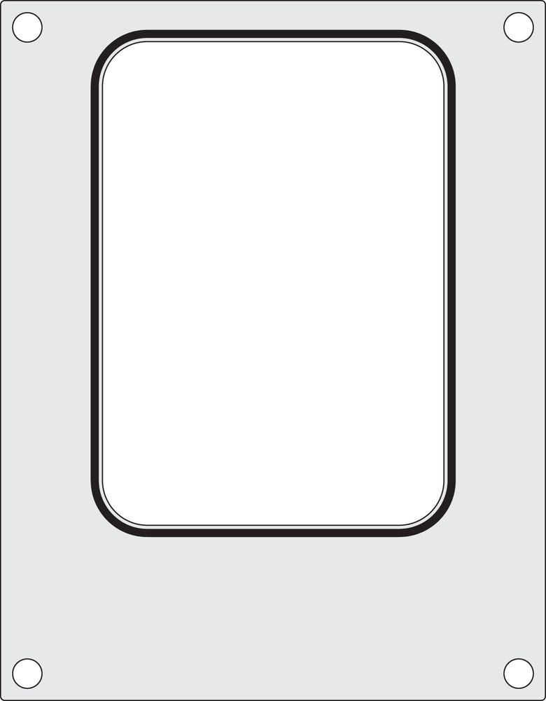 Matrize für Versiegelungsmaschine, HENDI, ein Behälter (187x137 mm)