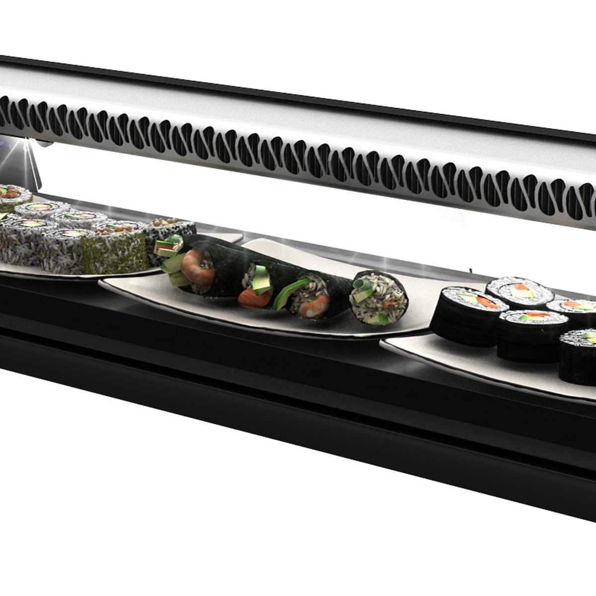 Royal Cooling Sushi 8 8x GN 1/3 x 40 mm, Kompressor links Royal Cooling Sushi 8 8x GN 1/3 x 40 mm, Kompressor links