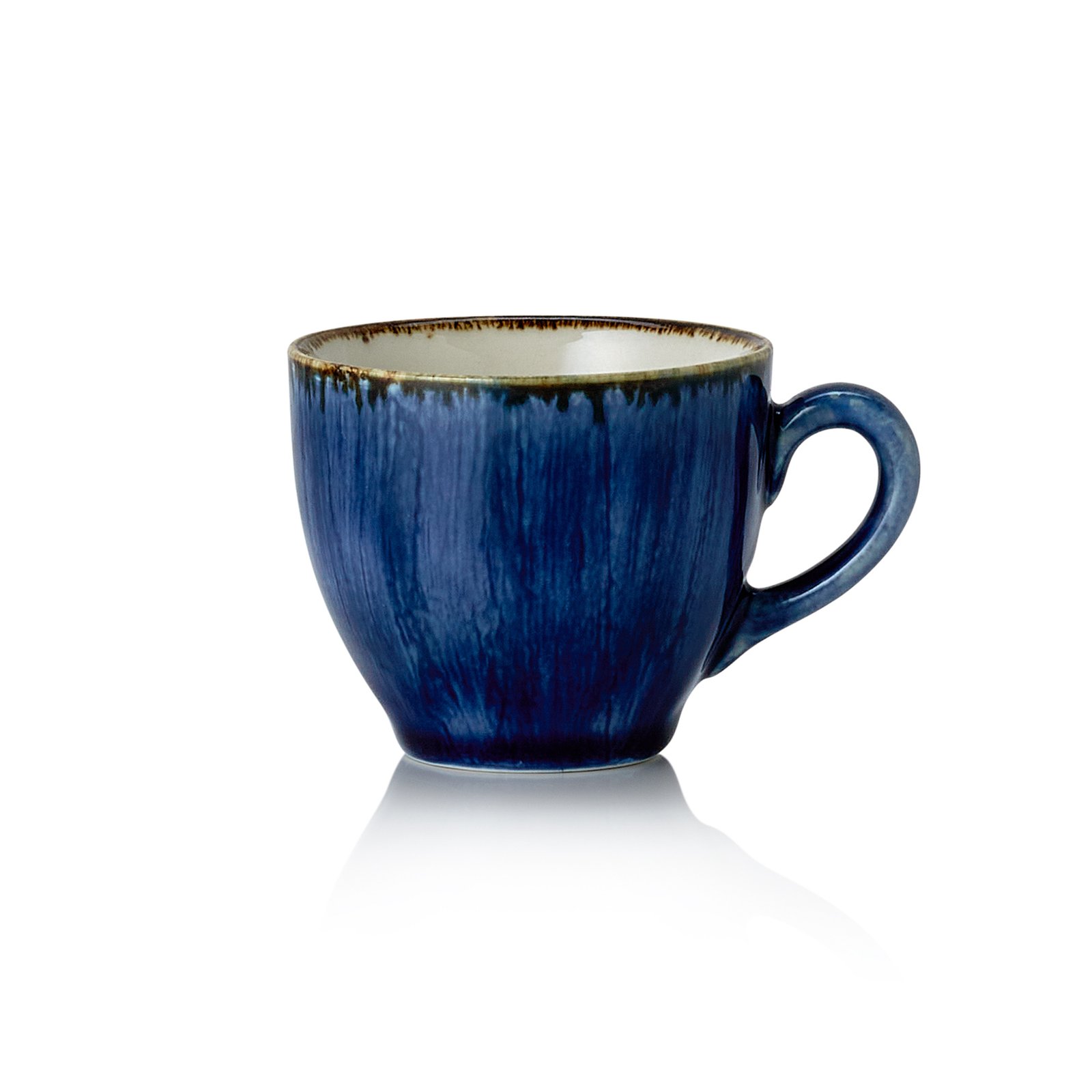 Espresso- und Untertasse 0,1 L, 6 Stk., (H) 7,5 cm