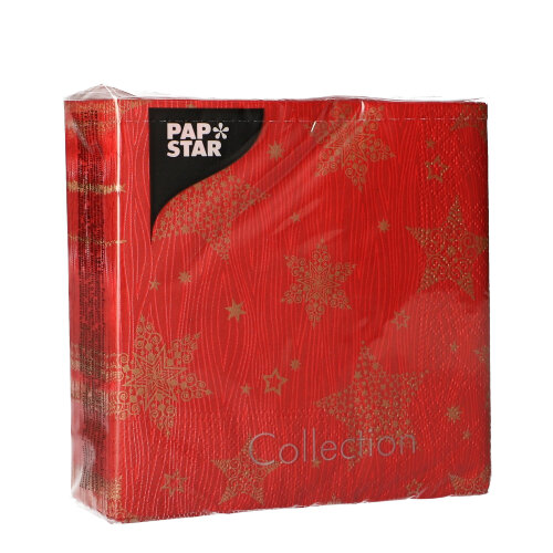33600 Servietten, 3-lagig 1/4-Falz 25 cm x 25 cm "Christmas Shine"