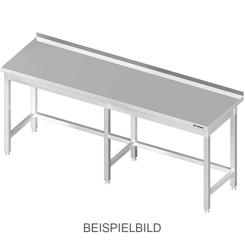 Arbeitstisch ohne Grundboden, 2000x600x850 mm, mit Verstrebung, ohne Aufkantung, verschweißt Arbeitstisch ohne Grundboden, 2800x700x850 mm, mit Verstrebung, ohne Aufkantung, verschweißt