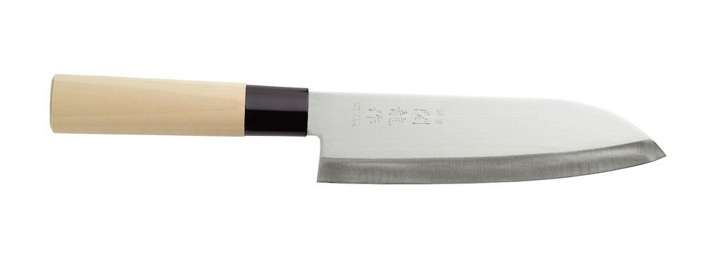 Japanisches Messer Santoku, HENDI, Holz hell, (L)290mm Japanisches Messer Santoku, HENDI, Holz hell, (L)290mm