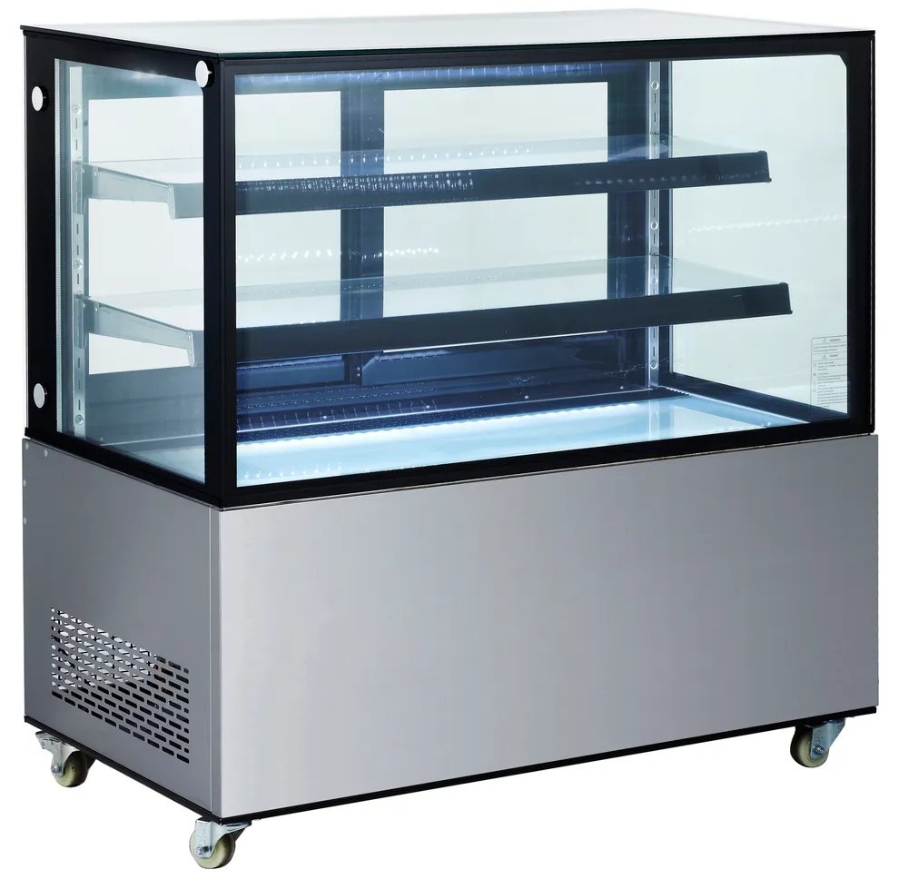 Kühlvitrine mit 2 Regalen, Arktic, 410L, 230V/490W, 1224x677x(H)1230mm Kühlvitrine mit 2 Regalen, Arktic, 410L, 230V/490W, 1224x677x(H)1230mm