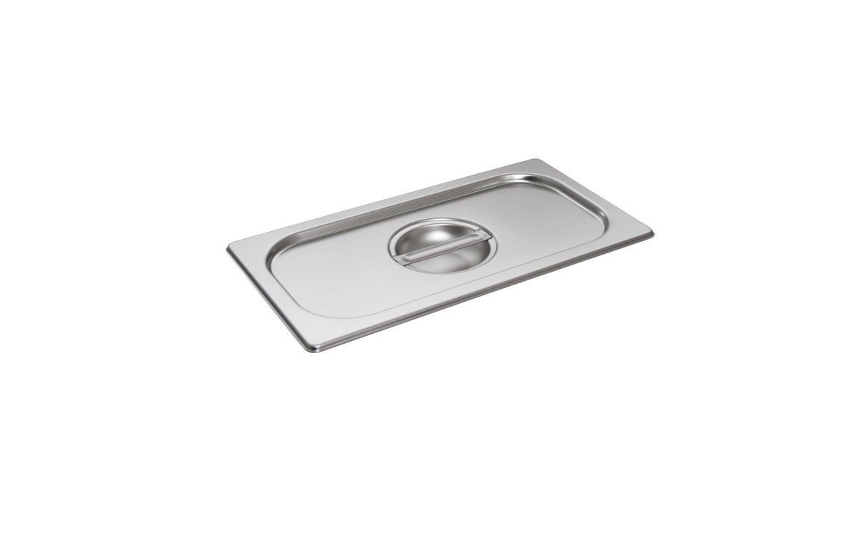 GN 1/3 Deckel, Edelstahl