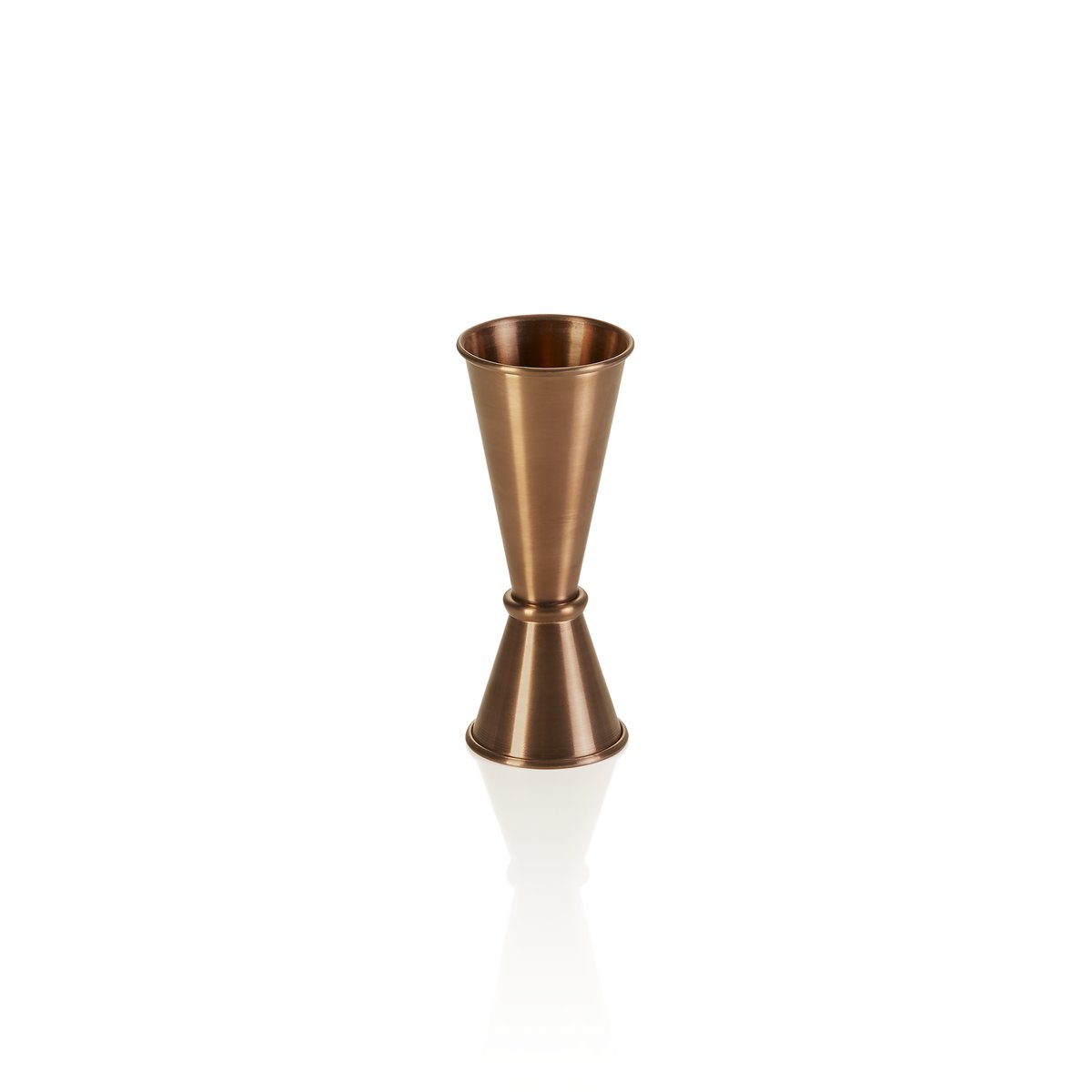 Jigger, Ø 4,5 cm, Höhe 11,5 cm, 2,5/5 cl, bronze Jigger, Ø 4,5 cm, Höhe 11,5 cm, 2,5/5 cl, bronze