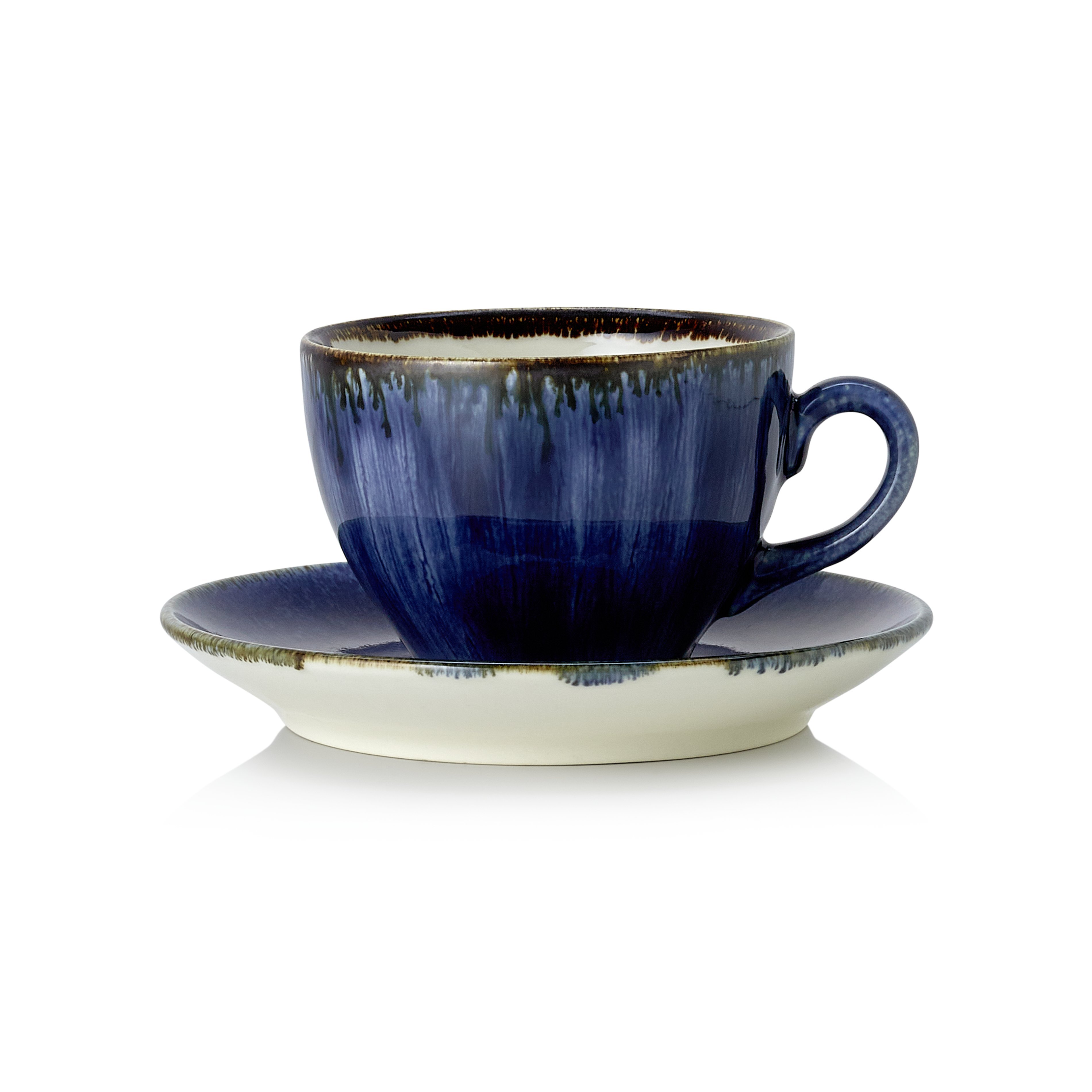 Ober- und Untertasse 0,2 L, (H) 8,5 cm