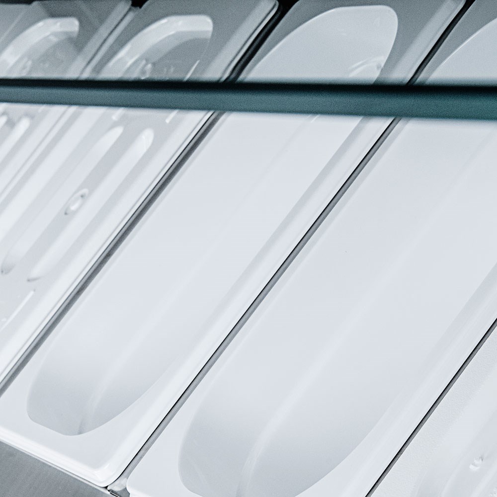 Starline Pizzakühlaufsatz mit Glasabdeckung, 6x GN 1/4 Starline Pizzakühlaufsatz mit Glasabdeckung, 6x GN 1/4