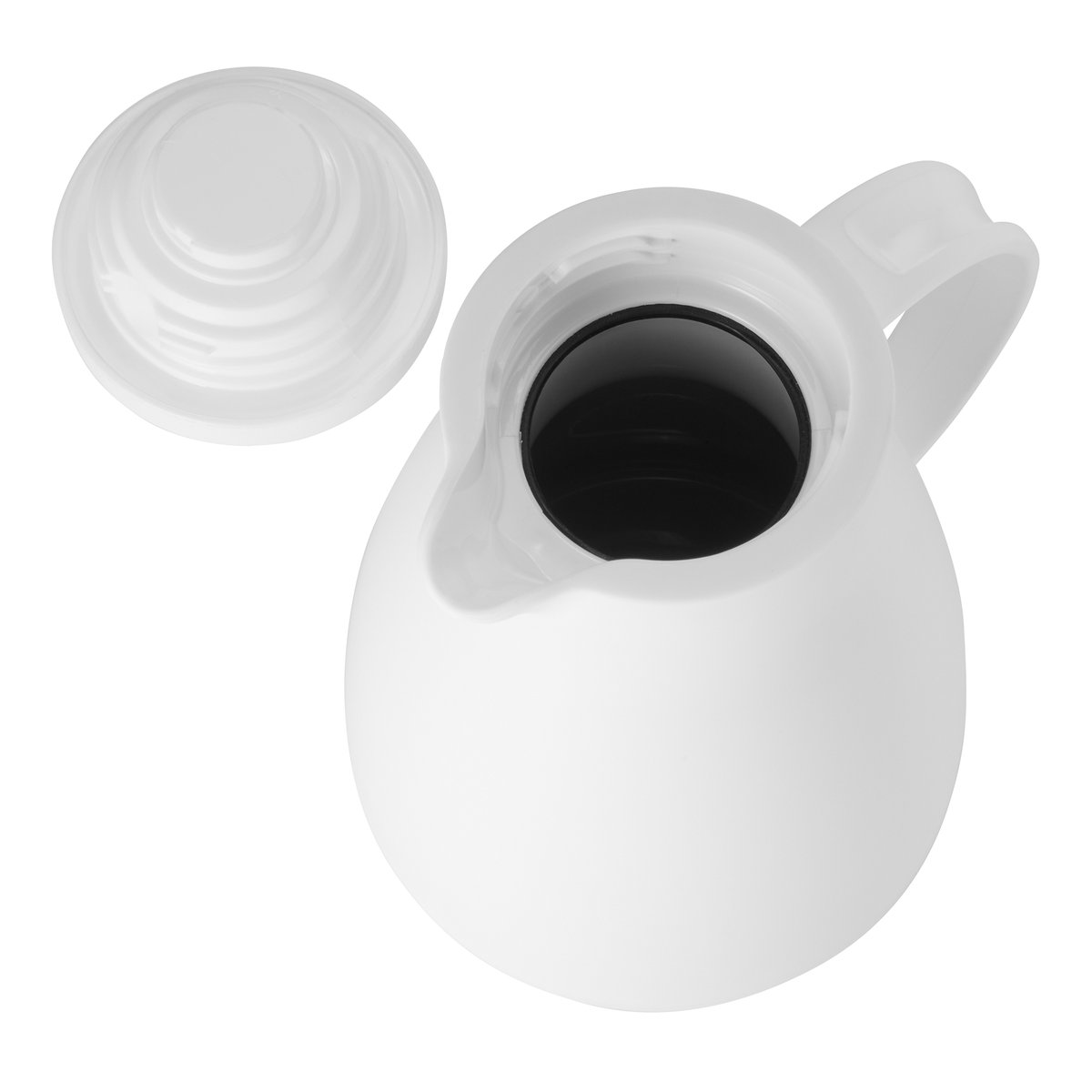 Isolierkanne, 1 ltr., Ø 14,5 cm, Höhe 22 cm, weiß, Polypropylen Isolierkanne, 1 ltr., Ø 14,5 cm, Höhe 22 cm, weiß, Polypropylen