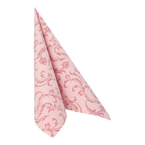 12000 Servietten "ROYAL Collection" 1/4-Falz 40 cm x 40 cm bordeaux "Damascato"