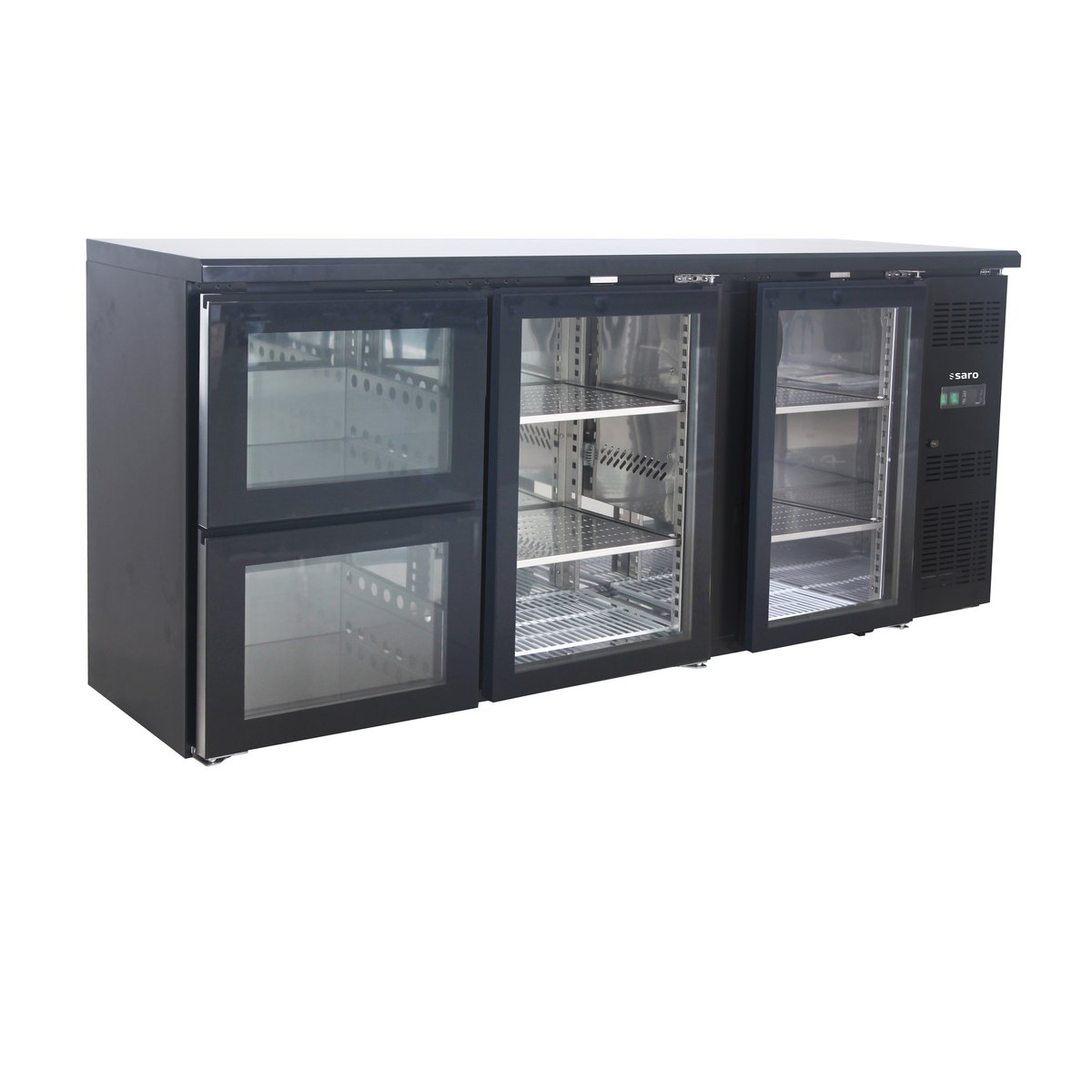 Barkühlermit2Glastürenund2Schubladen,ModellBC3100GS2