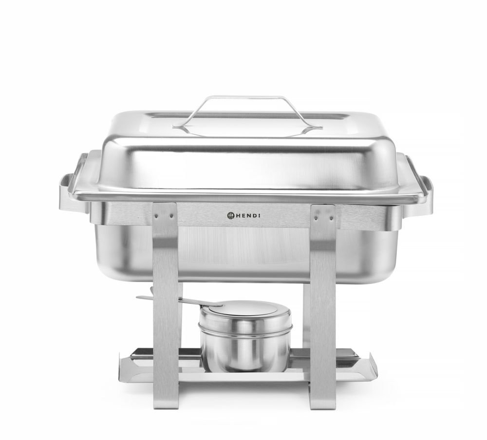Chafing Dish Gastronorm 1/2, HENDI, Kitchen Line, 4,5L, 385x295x(H)310mm