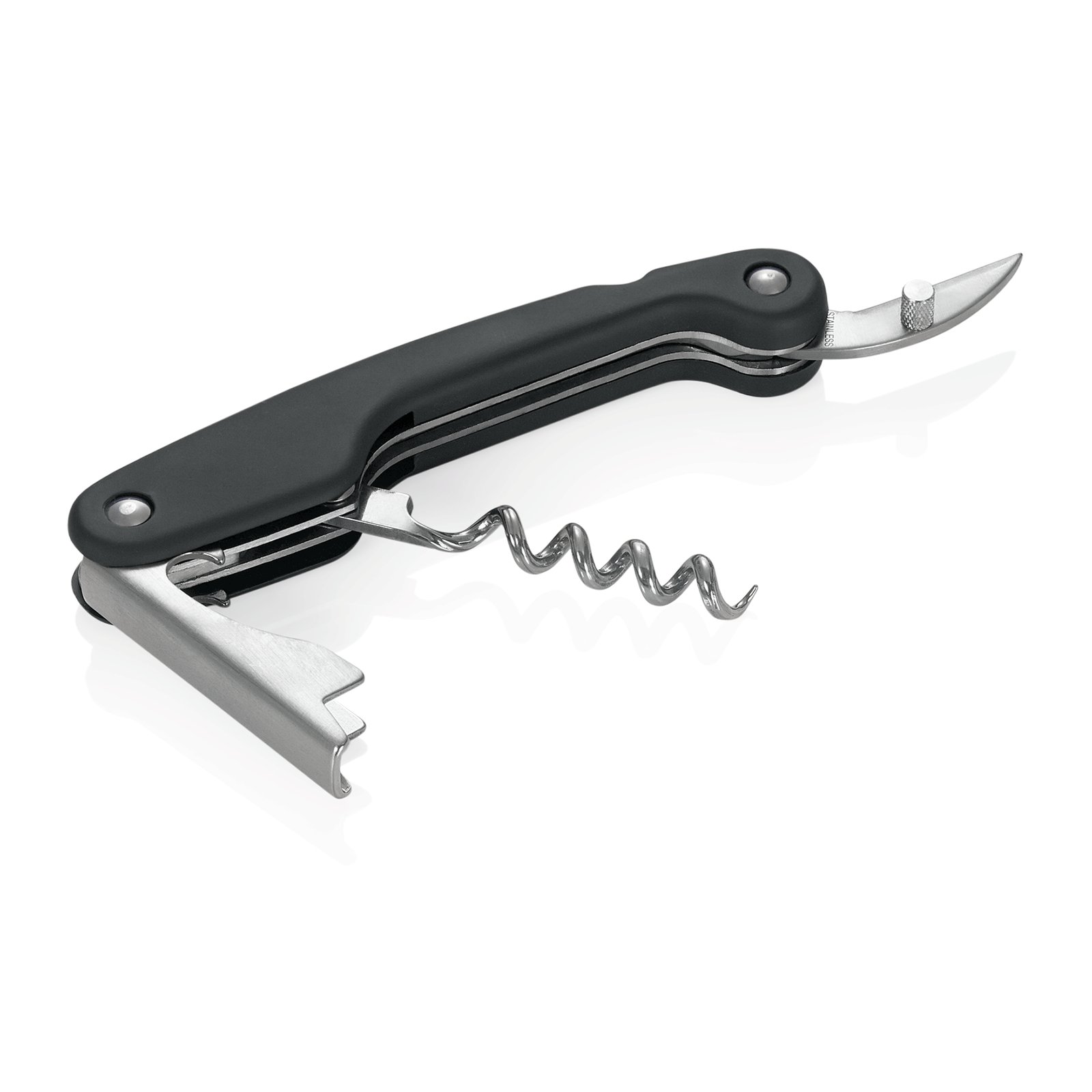 Kellnermesser mit Softgriff, 12 cm, Kunststoff