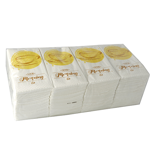 1000 Servietten, 3-lagig 1/8-Falz 33 cm x 33 cm "Good Morning" 24000 Servietten, 3-lagig 1/8-Falz 33 cm x 33 cm "Good Morning"