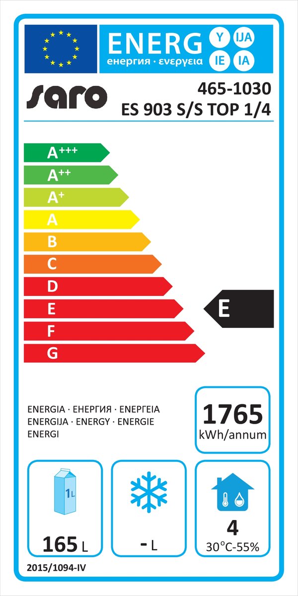 KühltischmitTürundSchubladen,ModellES903S/STOP1/4