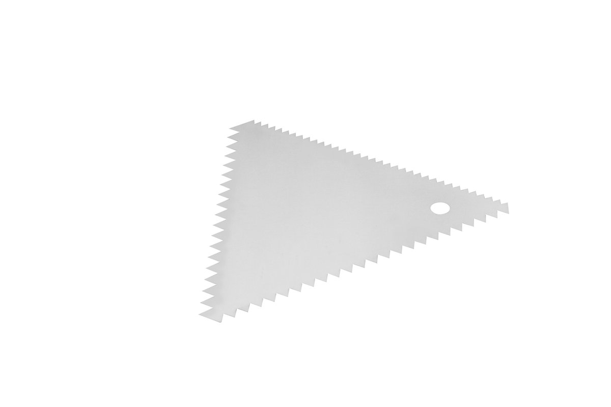 Teig- oder Dekorschaber, Dreieck