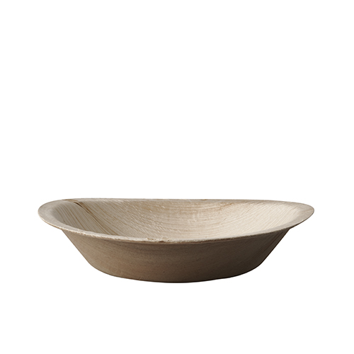25 Schalen, Palmblatt "pure" rund 180 ml Ø 15 cm · 3 cm 4000 Schalen, Palmblatt "pure" rund 180 ml Ø 15 cm · 3 cm