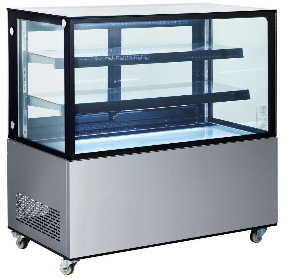 Kühlvitrine mit 2 Regalen, Arktic, 410L, 230V/490W, 1224x677x(H)1230mm Kühlvitrine mit 2 Regalen, Arktic, 410L, 230V/490W, 1224x677x(H)1230mm