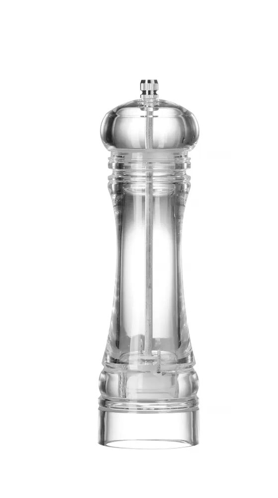 Acryl-Pfeffermühle, Transparent, ⌀60x(H)215mm Acryl-Pfeffermühle, Transparent, ⌀60x(H)215mm