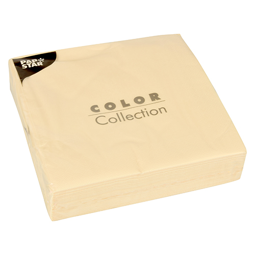19200 Servietten, 2-lagig 1/4-Falz 40 cm x 40 cm creme