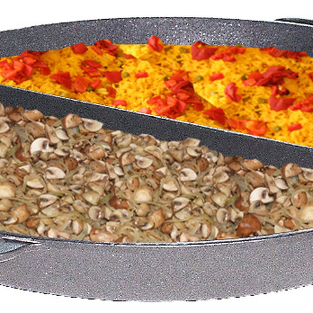 Großraumpfanne Ø 800 mm mit 2-Teilung