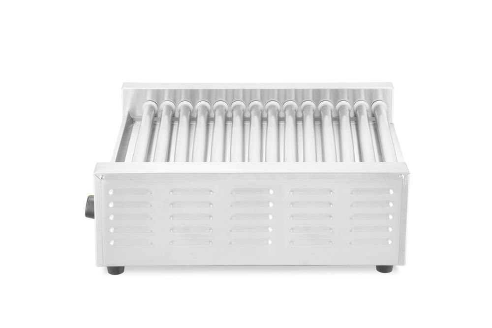 Rollengrill – 2 Zonen, 14 Rollen, 230V/1230W, 566x640x(H)192mm