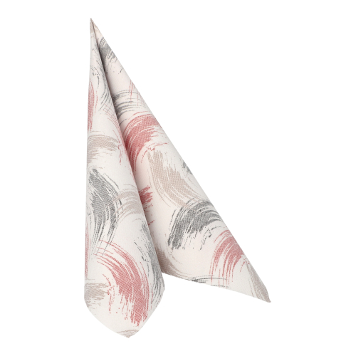 12500 Servietten "ROYAL Collection" 1/4-Falz 40 cm x 40 cm rost "Brushstroke"