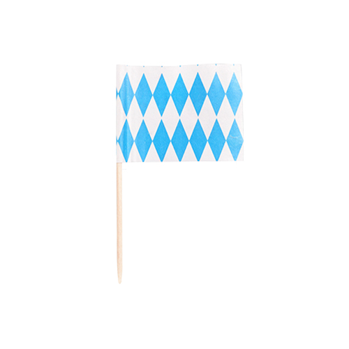 320000 Deko-Picker 8 cm "Bayrisch Blau"