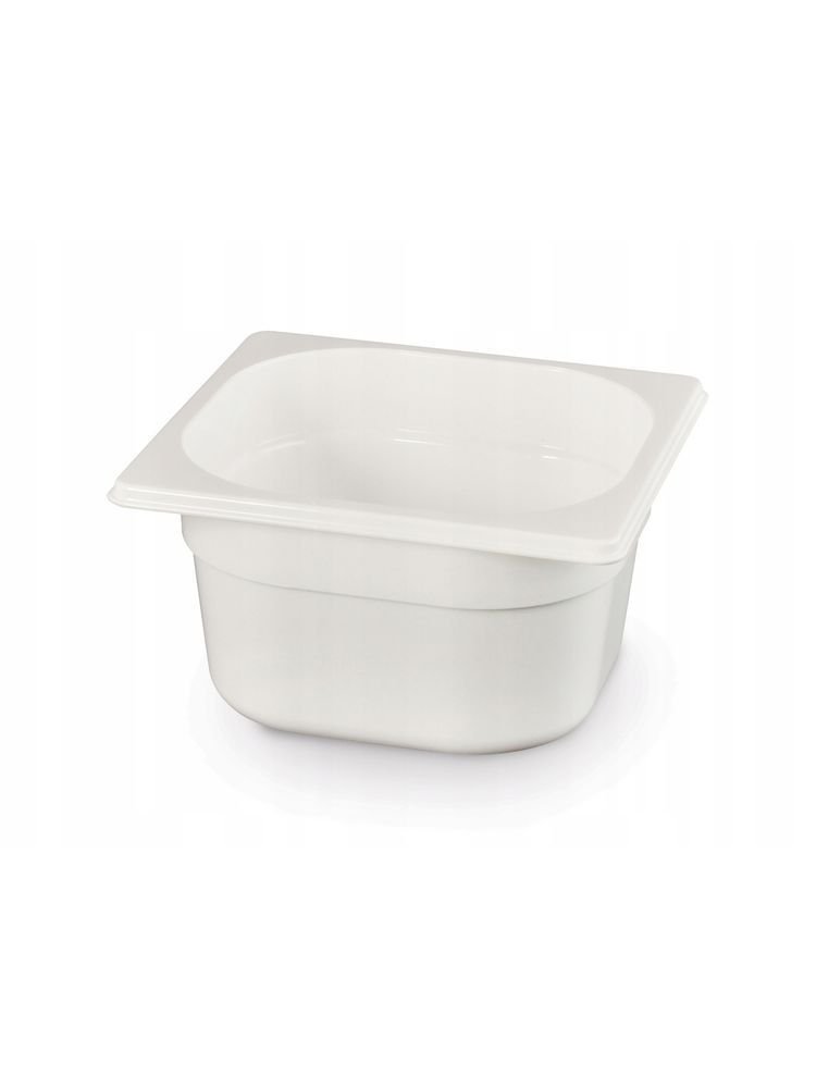 Gastronorm-Behälter 1/6, HENDI, GN 1/6, 1L, Weiß, 176x162x(H)65mm