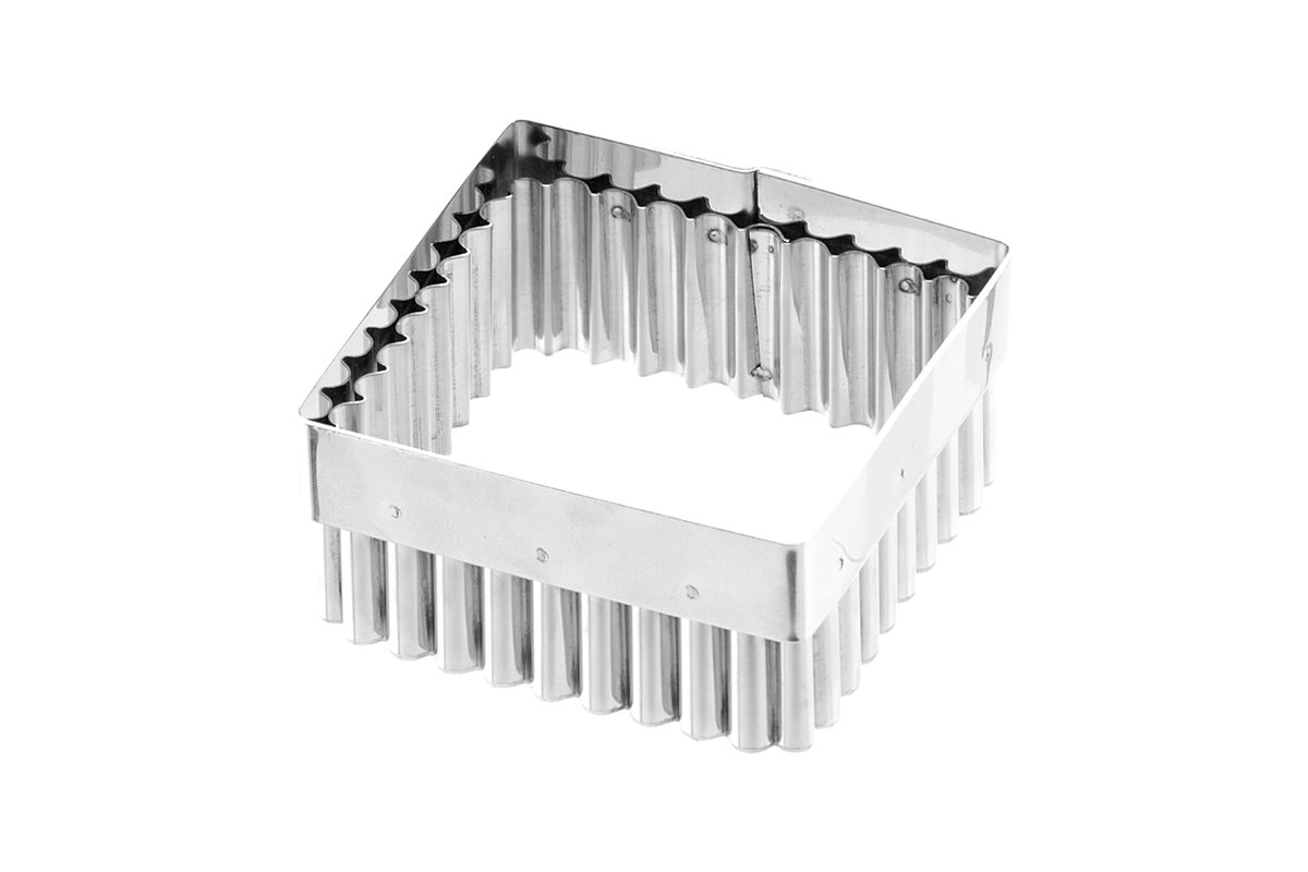 Ausstecher "Quadrat", gezackt 85 x 85 mm Ausstecher "Quadrat", gezackt 85 x 85 mm