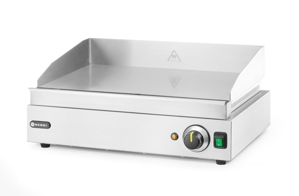 Grillplatte, HENDI, Profi Line, glatte Ausführung, 230V/2400W, 550x455x(H)244mm Grillplatte, HENDI, Profi Line, glatte Ausführung, 230V/2400W, 550x455x(H)244mm