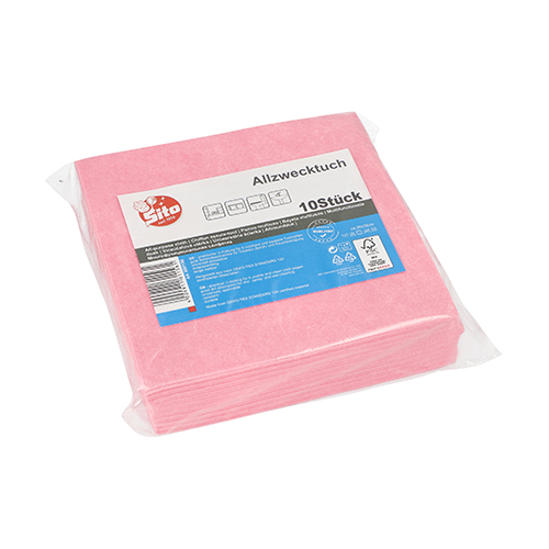 10 Allzwecktücher 38 cm x 38 cm rosa 3200 Allzwecktücher 38 cm x 38 cm rosa