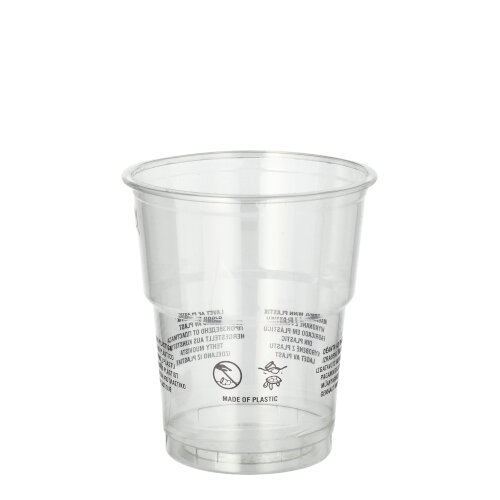 50 Trinkbecher R-PET 0,2 l Ø 7,8 cm · 8,9 cm glasklar 15000 Trinkbecher R-PET 0,2 l Ø 7,8 cm · 8,9 cm glasklar