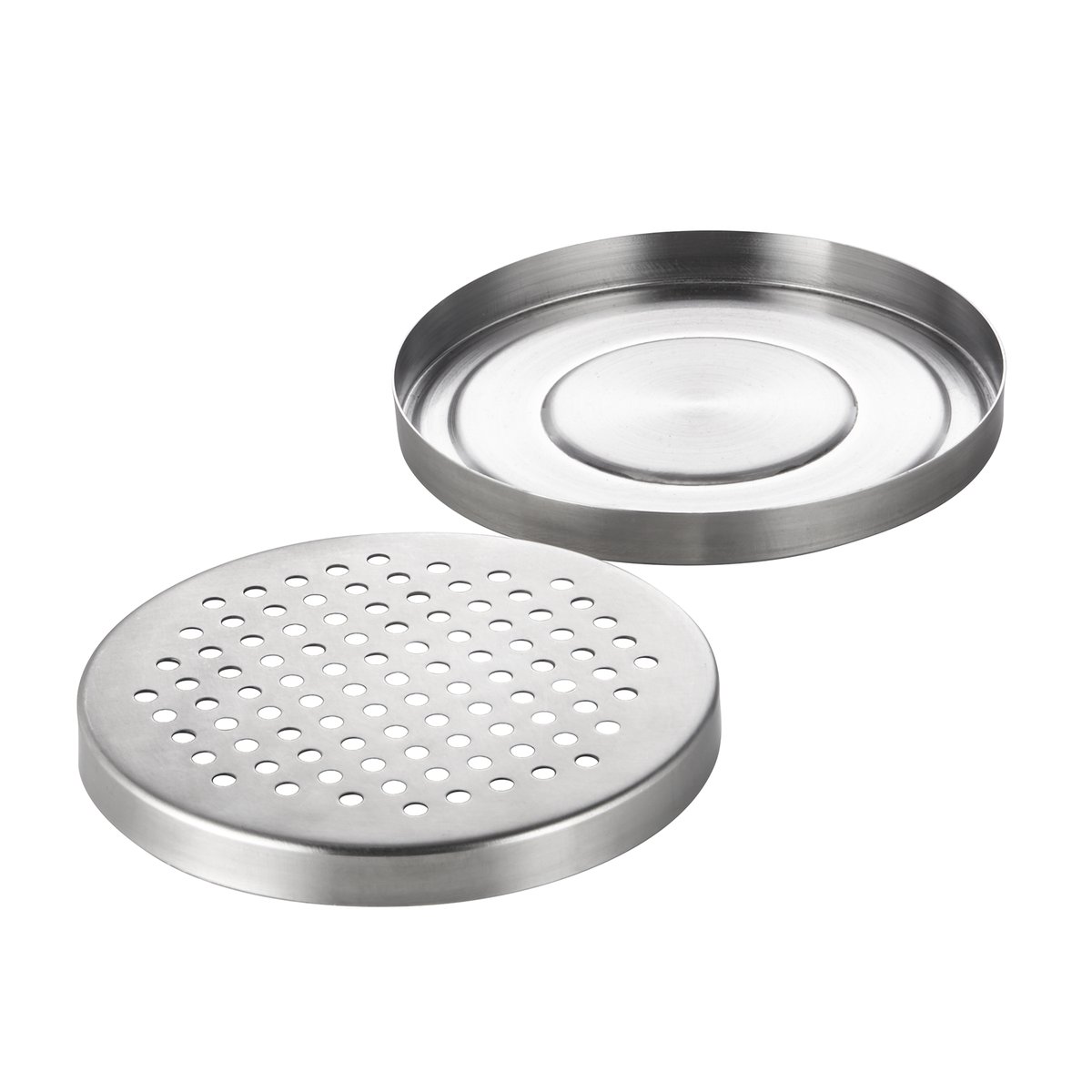 Abtropfblech, Ø 14 cm, Chromnickelstahl Abtropfblech, Ø 14 cm, Chromnickelstahl