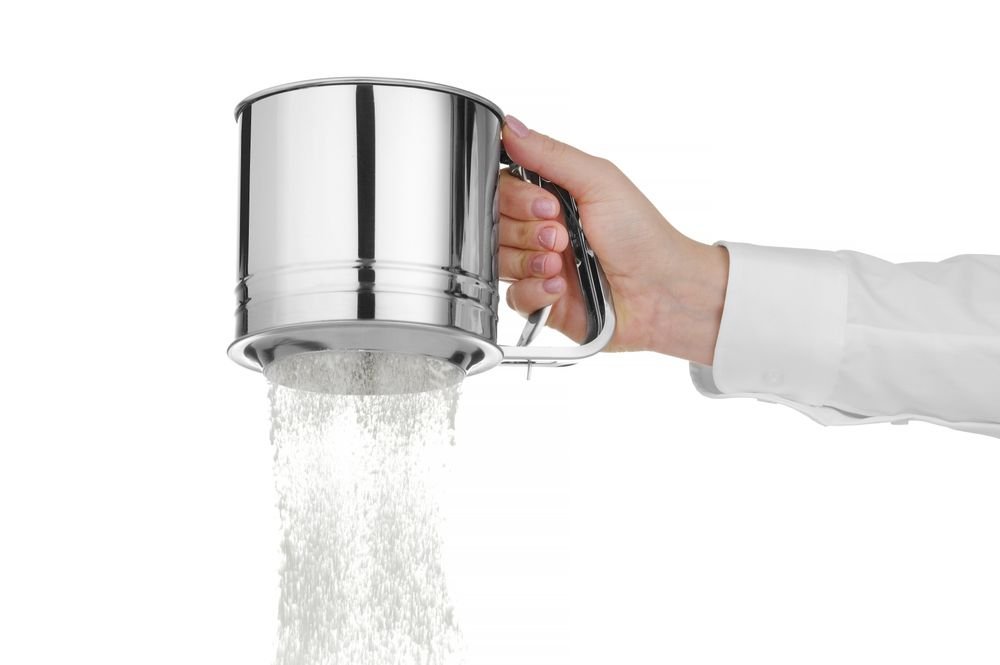 Mehlsieb, HENDI, 187x125x(H)127mm Mehlsieb, HENDI, 187x125x(H)127mm