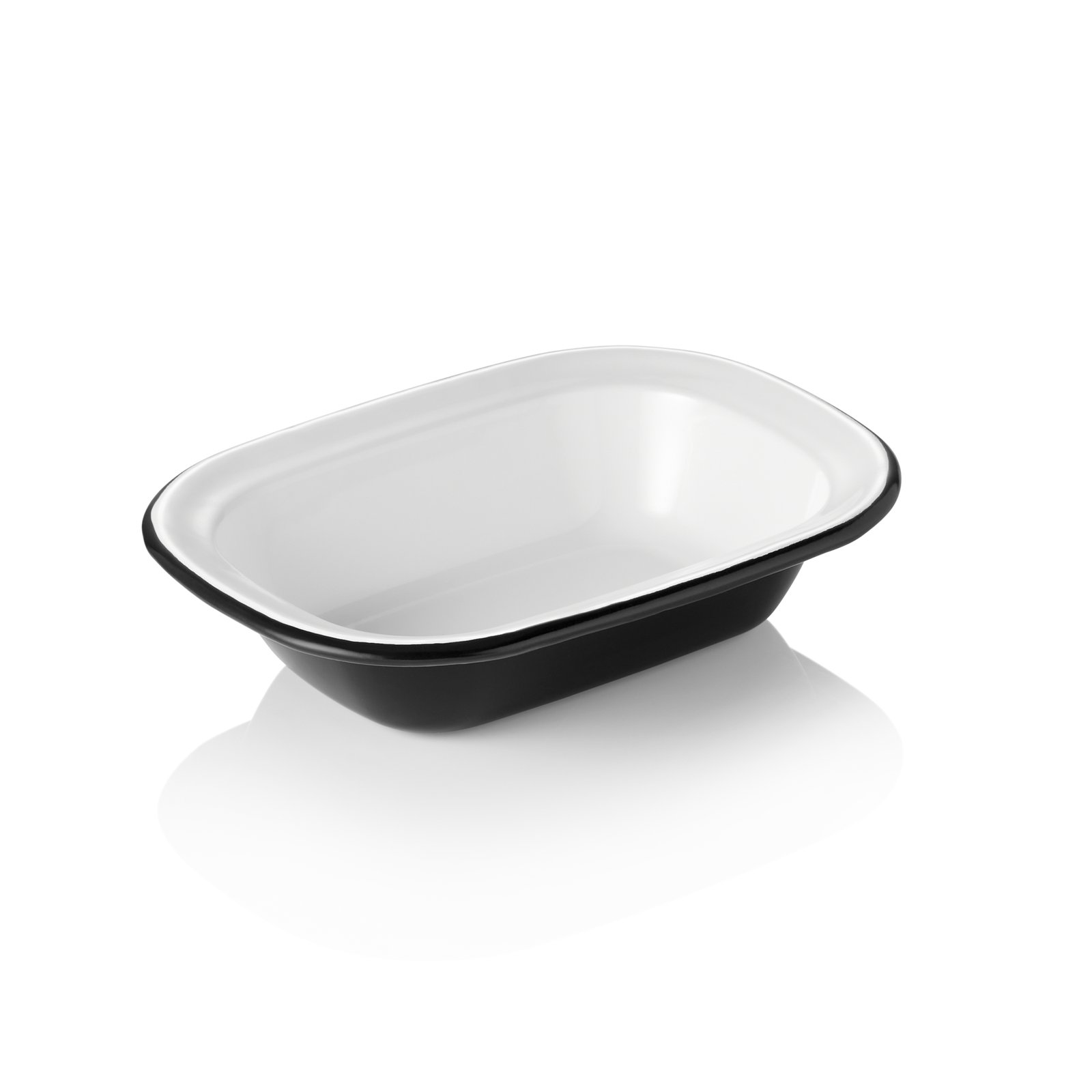 Schale GRACE, 18 x 13,5 x 4 cm, 350 ml, Emaille