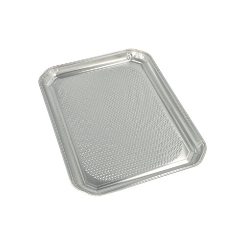 1800 Servierplatten, Alu eckig 35 cm x 26 cm