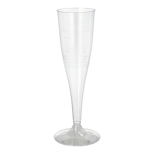 1200 Stiel-Gläser für Sekt, PS 0,1 l Ø 4,8 cm · 19,9 cm glasklar einteilig
