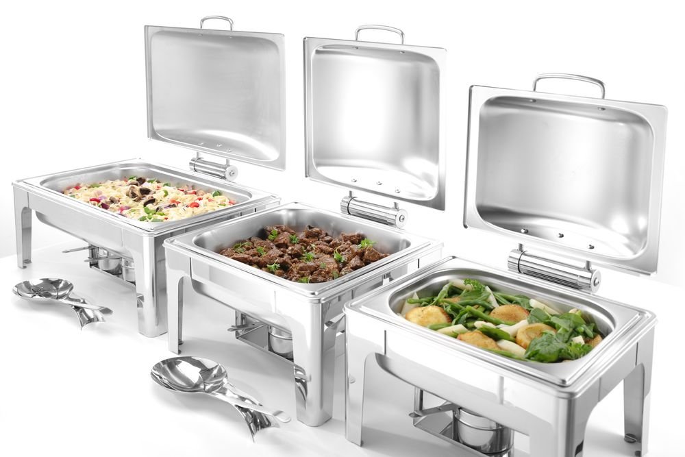 Chafing Dish GN 1/1, satiniert, HENDI, Profi Line, 9L, 570x430x(H)290mm