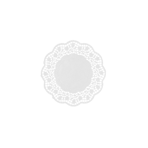 480000 Teller- und Tassendeckchen rund Ø 12 cm weiss