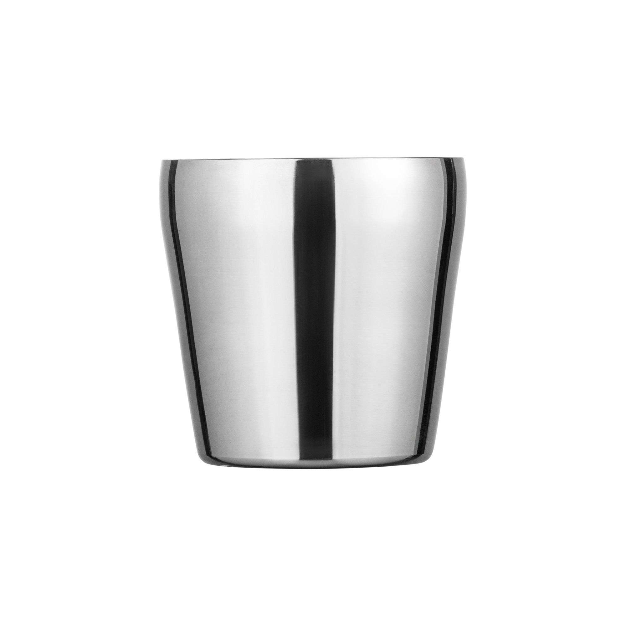 Tischabfalleimer 1 L, Ø 12,5 cm, (H) 12,5 cm, Chromnickelstahl