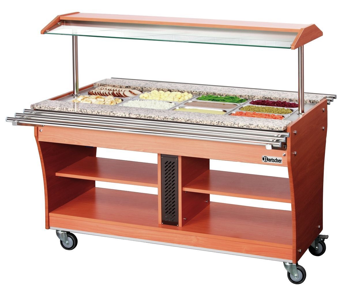 Tablettrutsche, 1 Stück, 4x 1/1 GN