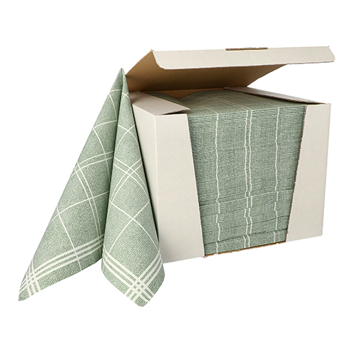 100 Servietten "ROYAL Collection" 1/4-Falz 40 cm x 40 cm dunkelgrün "Kitchen Craft" 12000 Servietten "ROYAL Collection" 1/4-Falz 40 cm x 40 cm dunkelgrün "Kitchen Craft"
