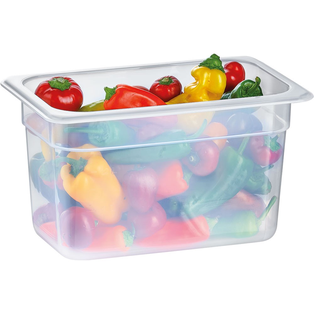 Gastronormbehälter, Serie Standard, Polypropylen, GN 1/4 (100 mm) Gastronormbehälter, Serie Standard, Polypropylen, GN 1/4 (65 mm)