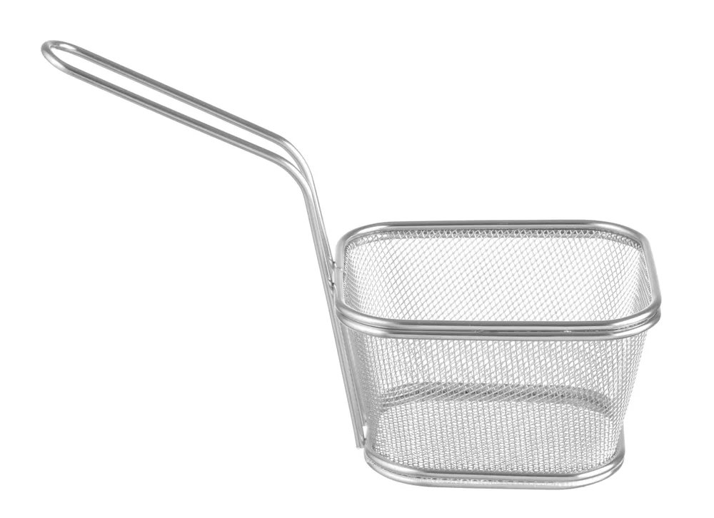 Miniatur-Frittierkörbe stapelbar, 130x115x(H)80mm Miniatur-Frittierkörbe stapelbar, 130x115x(H)80mm