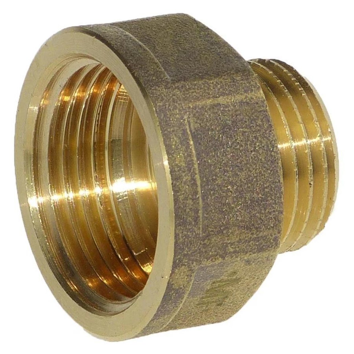 Reduzierter Muffennippel, 3/4“IG x 1/2“AG Reduzierter Muffennippel, 3/4“IG x 1/2“AG