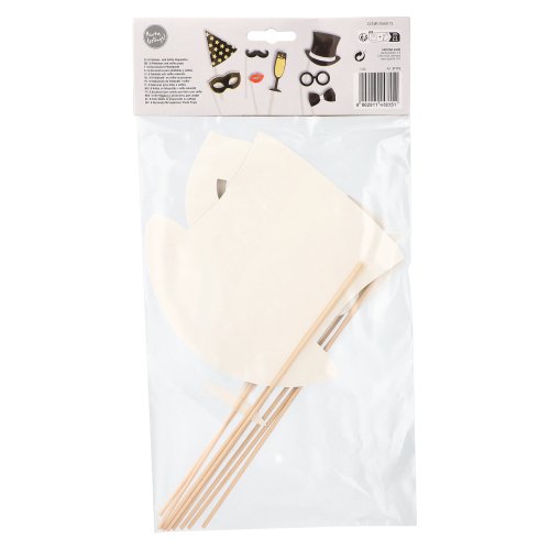11520 Fotobox- und Selfie-Requisiten 25 cm farbig
