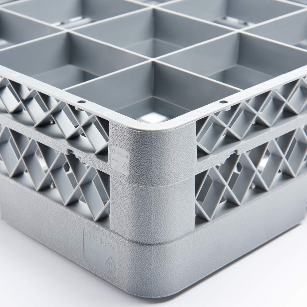 Spülkorb für Gläser und Tassen, 25 Fächer, 500 x 500 mm Spülkorb für Gläser und Tassen, 25 Fächer, 500 x 500 mm